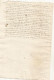 N°1981 ANCIENNE LETTRE A DECHIFFRER DATE 1678 - Documents Historiques