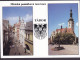 Slovenia PPC Tábor Prazská Ulice A Kostel Promeneni Páne Na Hore Tábor 1994 RØDDING Denmark Ján Bella Stamp (2 Scans) - Slowakei