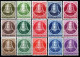 2947.GERMANY,BERLIN,1951,1952,1953 LIBERTY BELL SETS MNH. YT. 61-65, 68-72, 87-91 - Nuevos