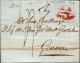 B25x - LETTERA PREFILATELICA DA MILANO A GENOVA 1815 - 1. ...-1850 Vorphilatelie