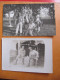 2 Cartes Photo - CAMP DU LARZAC - 1937 Et 1938 - GARDE D'ECURIE - GROUPE SUR CHEVAL - Personnages