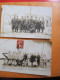 2 Cartes Photo - MAILLY LE CAMP  - GROUPE DE SOLDATS - SECTION DE MITRAILLEURS - 1909 Et 1910 - Characters