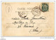 FRANCE - Convoyeur Ambulant " Velluire A Niort " 1904 + Le Vesinet - Seine Et Oise  - Timbre Type Blanc CP MAILLEZAIS - Railway Post