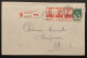 Lettre Recommandé Affr. OBP 110 + 118 (x3) - 35c - FRAMERIES - 1912 Pellens