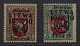 Mittellitauen 12-13 * Wappen Spitzenwerte, Auflage 283 Stück! Attest, KW 6000,-€ - Litauen
