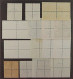 1907/44, SCHWEIZ 102-261, 15 Hochwertige Viererblocks Mit Zentrumstpl, 617,-SFr - Usati