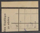 Dienstmarke  12,  Ludwig 3 Pf. E-Lochung, Paar, Briefstück, Geprüft KW 280,- € - Afgestempeld