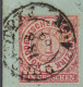 Norddt. Bund, 1869, Zartblaues Damenbriefchen Mit ZIERBORTEN, Liebhaberstück - Cartas & Documentos