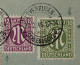 Bizone  29 XIII, 30 Pfg. PLATTENFEHLER *Linie Gebrochen* Auf R-Brief, KW 250,- € - Storia Postale