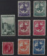 Luxemburg 257-64 ** Jahrgang 1934 Alle Ausgaben Komplett, Postfrisch, KW 211,- € - 1852 Guglielmo III