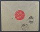 1915, TÜRKEI 261+321 K,  2xKPFSTEHENDER AUFDRUCK R_Brief Zensuren, Sehr SELTEN - Storia Postale
