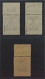 RUMÄNIEN 1-3 OR ** Fehl-Aufdruck Mit OBERRAND, Postfrisch, SELTEN,geprüft 300,-€ - Bezetting 1914-18