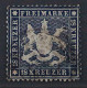 1861, WÜRTTEMBERG 20 Y, 18 Kr. Dunkelblau, Enge Zähnung, SELTEN, Geprüft 2800,-€ - Usados