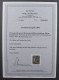 FINNLAND 7 A X, 10 P. Gestreiftes Papier, Sauber Gestempelt, Fotoattest, 1200,-€ - Gebraucht