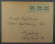 1921, Deutsches Reich Brief Mit EINKOMMENSSTEUERMARKEN Als Frankatur, Geprüft - Cartas & Documentos