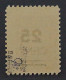 1923, MEMEL 235 II ** Grüner Aufdruck 25 C. Type II, Postfrisch, Geprüft 6000,-€ - Memelgebiet 1923