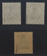 1917, RUMÄNIEN 1-3 ** Fehl-Aufdruck Ohne M.V.i.R., Postfrisch, Geprüft 300,-€ - Besetzungen 1914-18