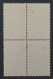 SCHWEIZ 368 (SBK B7), Geänderter Sockel Viererblock Zentr. Gestempelt, 400,-SFr - Used Stamps