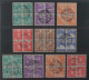 1934, SCHWEIZ SBK 194-200 +K28-31, Kpl. Viererblocks Zentrum-Stempel, 600,-SFr. - Usati