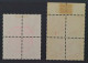 1936, SCHWEIZ 301 I+II Viererblock (SBK 205+205Az), Zentrische Stempel, 550,-SFr - Oblitérés