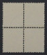 1907, SCHWEIZ 99, SBK 105 Im Viererblock, Zentrisch Gestempelt, KW 400,-SFr - Gebruikt