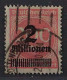 Dt. Reich  309 Y, 2 Mio. Mk. Liegendes Wasserzeichen, Selten, Geprüft KW 450,- € - Used Stamps