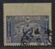 1918, TÜRKEI 634 Uo, 50 Pa. Landkarte OBEN UNGEZÄHNT, Sauber Gestempelt, SELTEN - Used Stamps