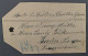 1909, SCHWEIZ 112 I, Tellk 3 Rp. Type I, ZWÖLFERBLOCK Auf Kofferanhänger, 270,-€ - Brieven En Documenten