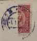 1916, ÖSTERREICH 197 H, Brief Wappen 80 H. Senkrechte HALBIERUNG, SELTEN, 150,-€ - Cartas & Documentos