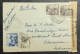 ESPAÑA SPAIN BARCELONA A USA AEREA 1940 SELLO 2 PTS SANCEZ TODA X 2 CENSURADA - Briefe U. Dokumente