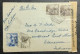 ESPAÑA SPAIN BARCELONA A USA AEREA 1940 SELLO 2 PTS SANCEZ TODA X 2 CENSURADA - Covers & Documents