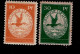 Deutsches Reich Flugpostmarken 1 + 3   Mint MLH * Falz - Unused Stamps