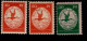 Deutsches Reich Flugpostmarken 1 - 3   Mint MLH * Falz - Ungebraucht