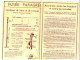 - F28913PAP - PUBLICITE - ARTIFICES AGRICOLES - FUSEES PARAGRELES - GRAPPES DETONANTES - RUGGIERI BORDEAUX -  Dépliant - Publicidad