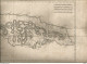 M12 Cpa / Rare CARTE ANCIENNE Originale JAMAIQUE Par BONNE Carte De L'Isle HYDROGRAPHE DE LA MARINE - Topographische Karten