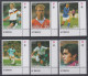 DOMINICA 1998 FOOTBALL WORLD CUP 2 S/SHEETS 2 SHEETLETS AND 6 STAMPS - 1998 – France