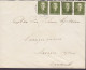 Netherlands HENGELO (Ov.) 1950 Cover Brief Lettre NØRAGER Jylland Denmark 4-Stripe Juliana - Briefe U. Dokumente