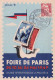 FOIRE DE PARIS 1947 . Salons Internationaux De La Philatélie . Timbre 3F50 Et Tampon Comité Philatélique De COURBEVOIE ; - Publicité