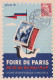 FOIRE DE PARIS 1947 . Salons Internationaux De La Philatélie . Timbre 3F50 Et Tampon Comité Philatélique De COURBEVOIE ; - Advertising