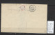 France - Lettre Yvert 30 + 29 - Paris Pour Rome - ETATS PONTIFICAUX - 1869 - 1849-1876: Période Classique