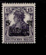 Deutsches Reich 106 C Kriegsbeschädigten Hilfe Germania MNH Postfrisch ** Neuf - Ungebraucht