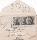 HANOÏ - Tonkin CORRESPONDANCE MILITAIRE Lot De 2 CDV Et Une Petite Enveloppe Et 3Timbres D'Indochine De 1919 - Vietnam