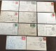 11 Postcards Lot Switzerland VD Vaud Montreux Assorted Views Some Undivided All Posted Early-mid 20th Century - Montreux