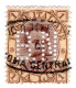 Italien, 1 Lira Umberto M. Perfin Firmenlochung B.N.  - Unclassified