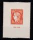 Timbre Neuf** MNH 1949 Y&T 841 10f (+100f) Expo CITEX49 Paris Avec Billet D'entrée De L Expo - Unused Stamps