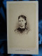 Photo CDV Desenclos à Airaines  Portrait Femme (Mme Aubert)  Coiffure Avec Résille  Sec. Emp. CA 1865 - L679A - Old (before 1900)