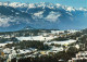 Vue Générale Des Deux Stations Du Haut Plateau Et Des Alpes Valaisannes - Otros & Sin Clasificación