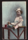 Cartolina Illustrata Bambina Gioca In Cucina - Viaggiata - 1900-1949