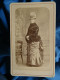 Photo CDV Delsart à Valenciennes Femme (Mme Johnston Née Berthe Boyer)  Veste En Velours Damassé CA 1875-80 - L679A - Alte (vor 1900)