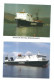 2  POSTCARDS EUROPEAN  FERRIES PUBLISHED BY H J CARDS - Fähren